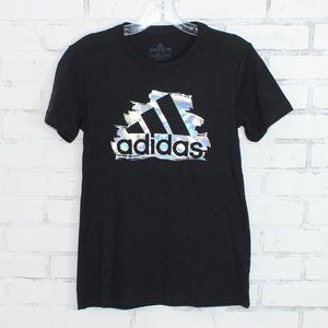 Adidas iridescent Black T-shirt / NWT